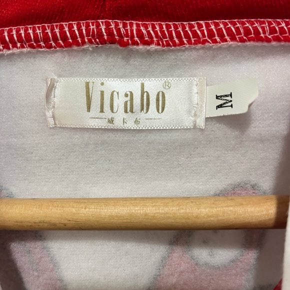 VICABO MINNIE MOUSE GRAPHIC WHITE LONG SLEEVE HOODIE SWEATSHIRT - Picture 3 of 14